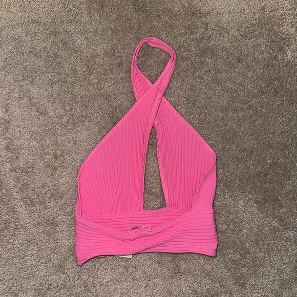 Pink Halter Top - Picture 3 of 3